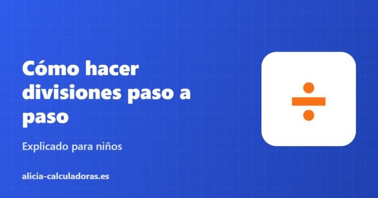 Cómo hacer divisiones paso a paso – Explicado para niños